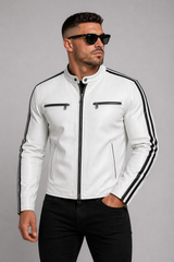 Arctic Edge Leather Jacket