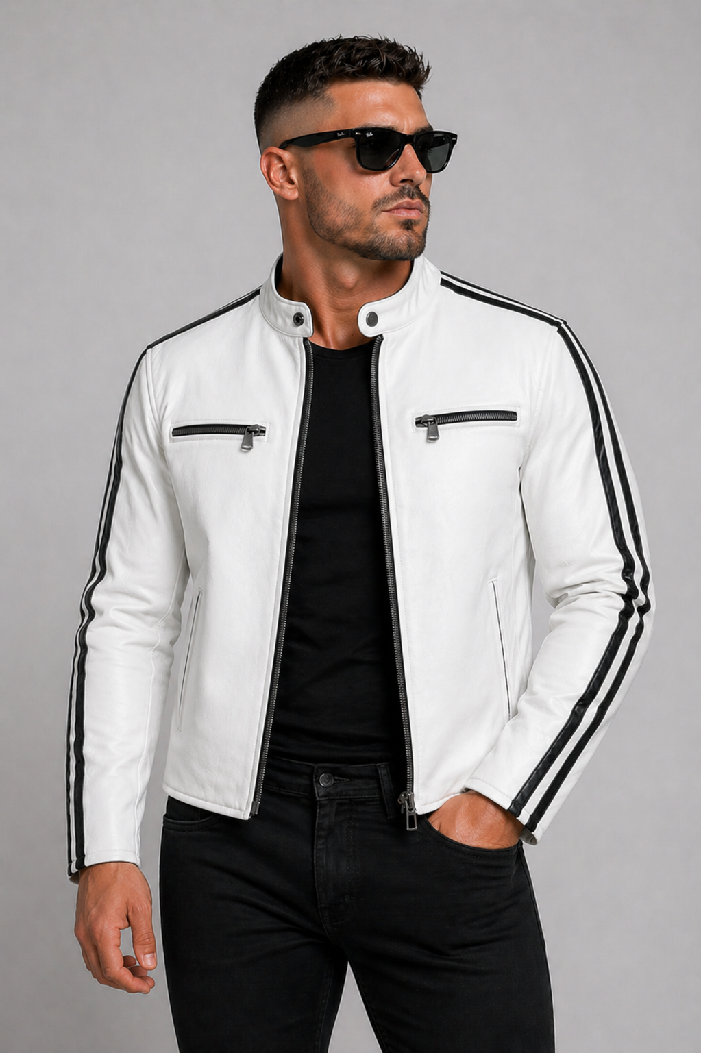 Arctic Edge Leather Jacket