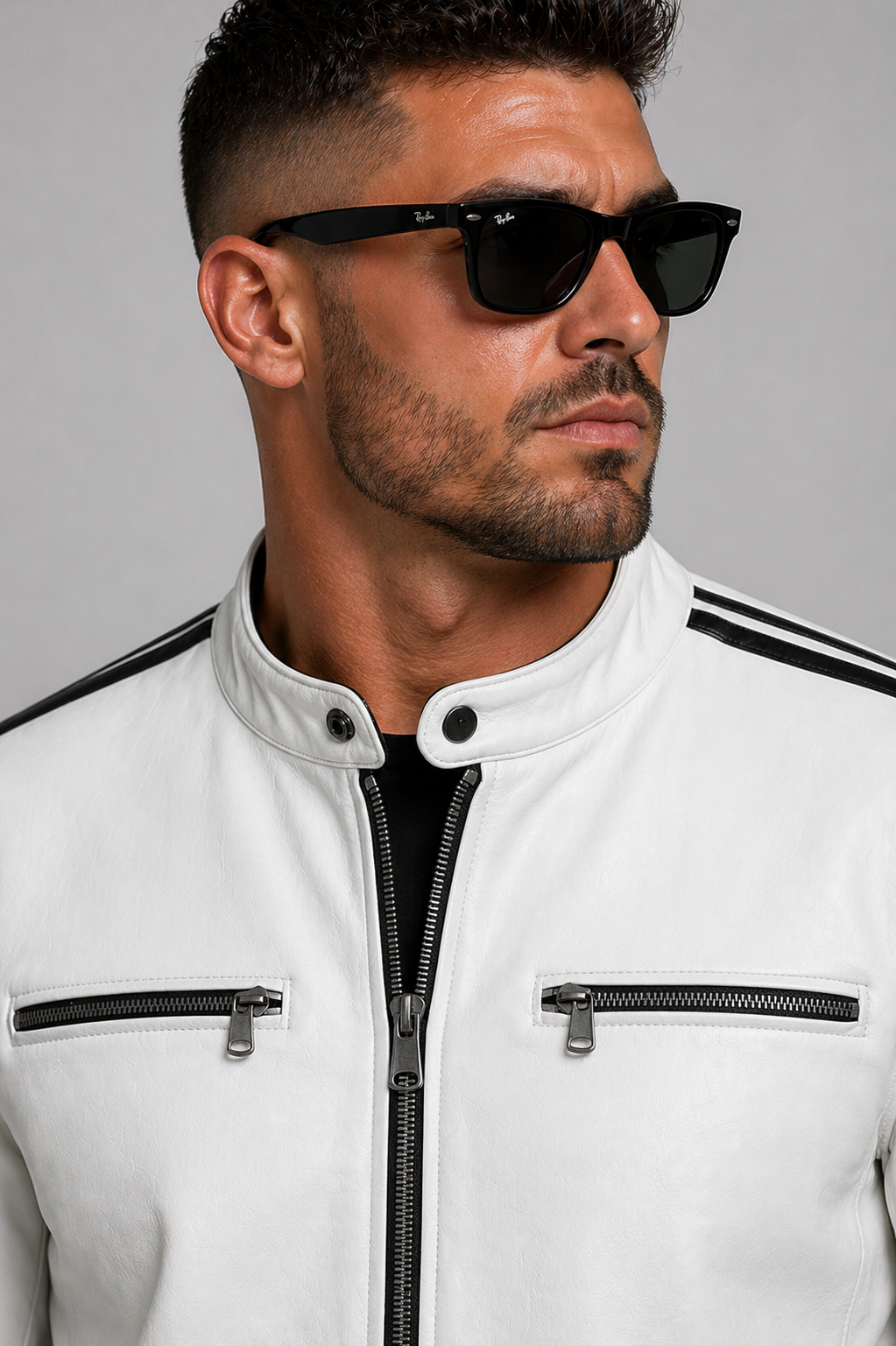Arctic Edge Leather Jacket
