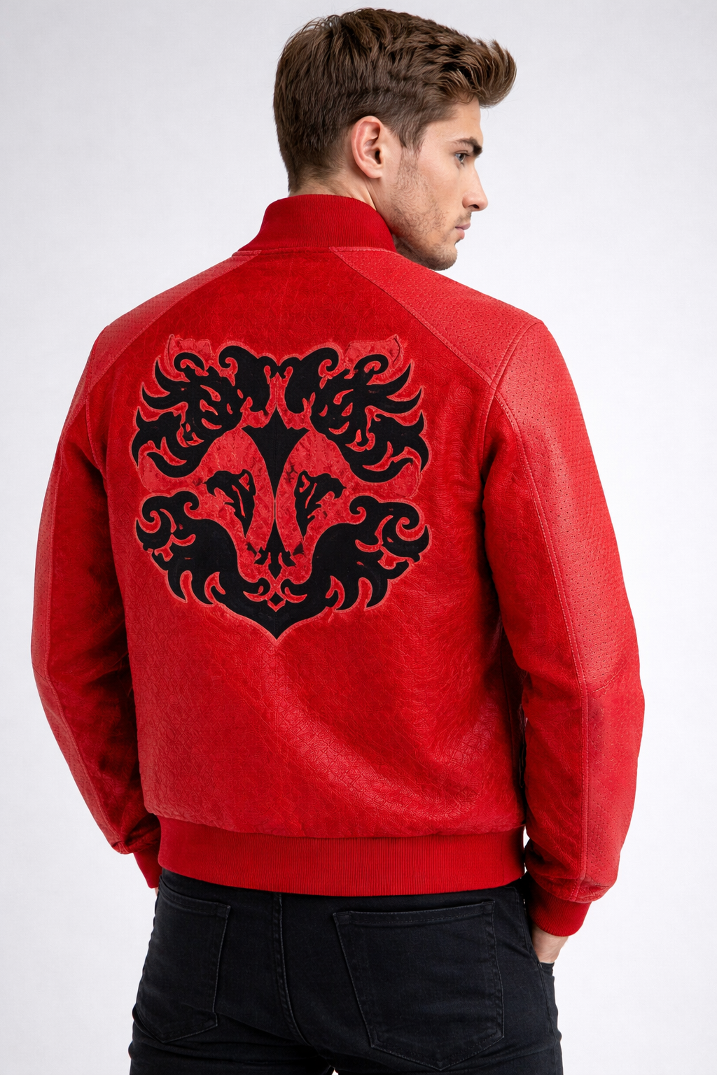 Crimson Crest Bomber