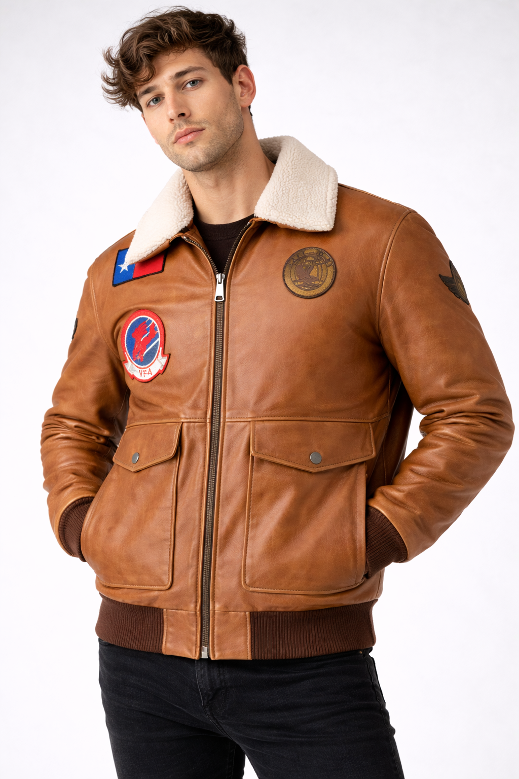 Heritage Flight Shearling Jacket