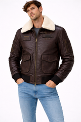 AeroCraft Shearling Flight Jacket