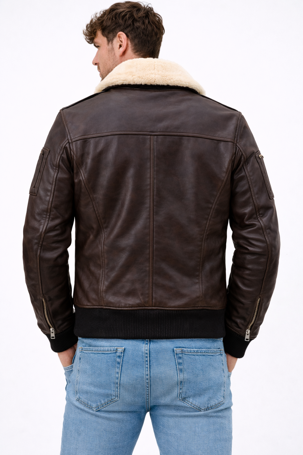 AeroCraft Shearling Flight Jacket