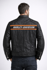 RiderCore Stripe Leather Jacket