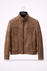 AeroCore Quilted Rider Brown Jacket