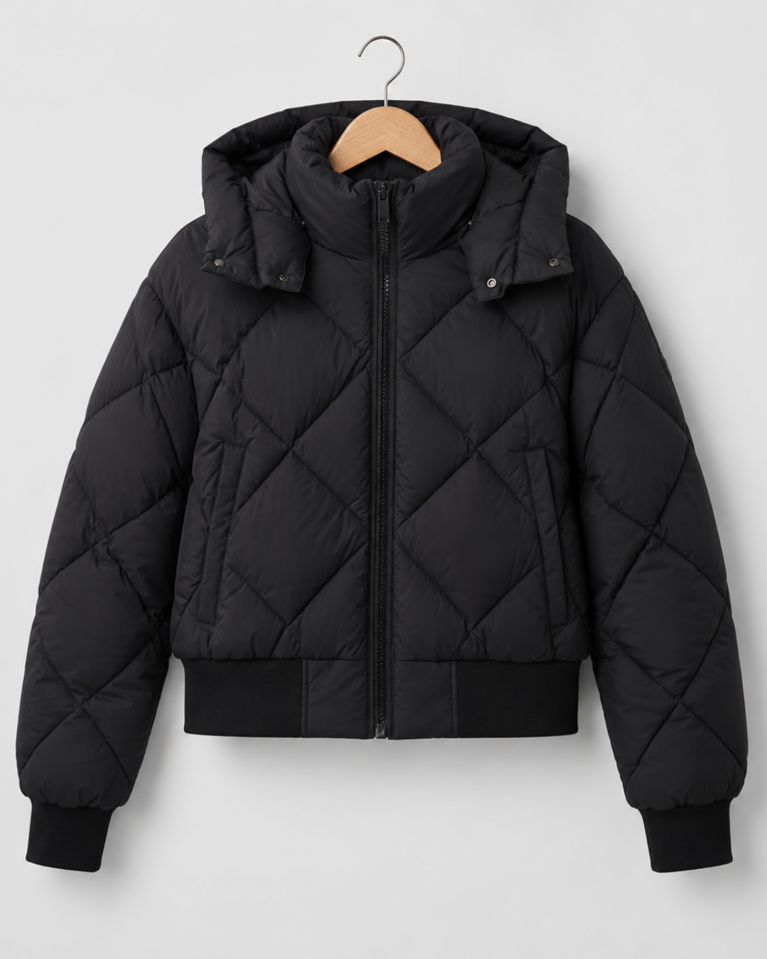 Arctic Luxe Hooded Puffer Jacket