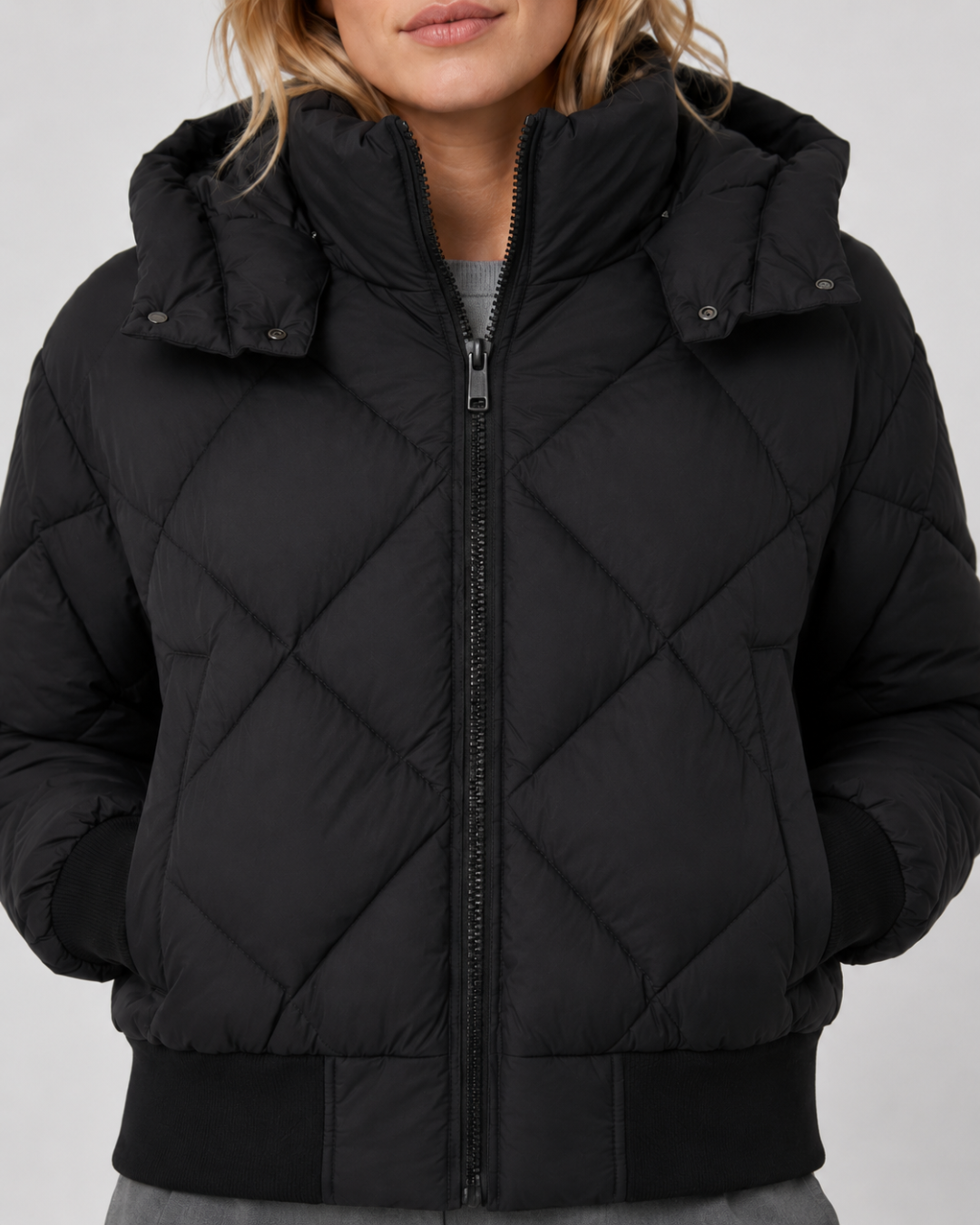 Arctic Luxe Hooded Puffer Jacket