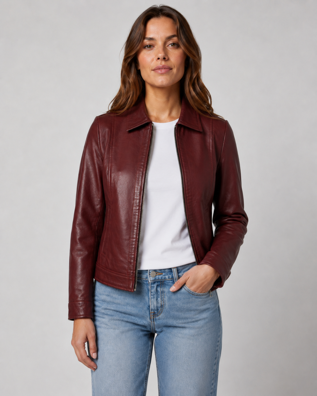 Sienna Luxe Leather Jacket