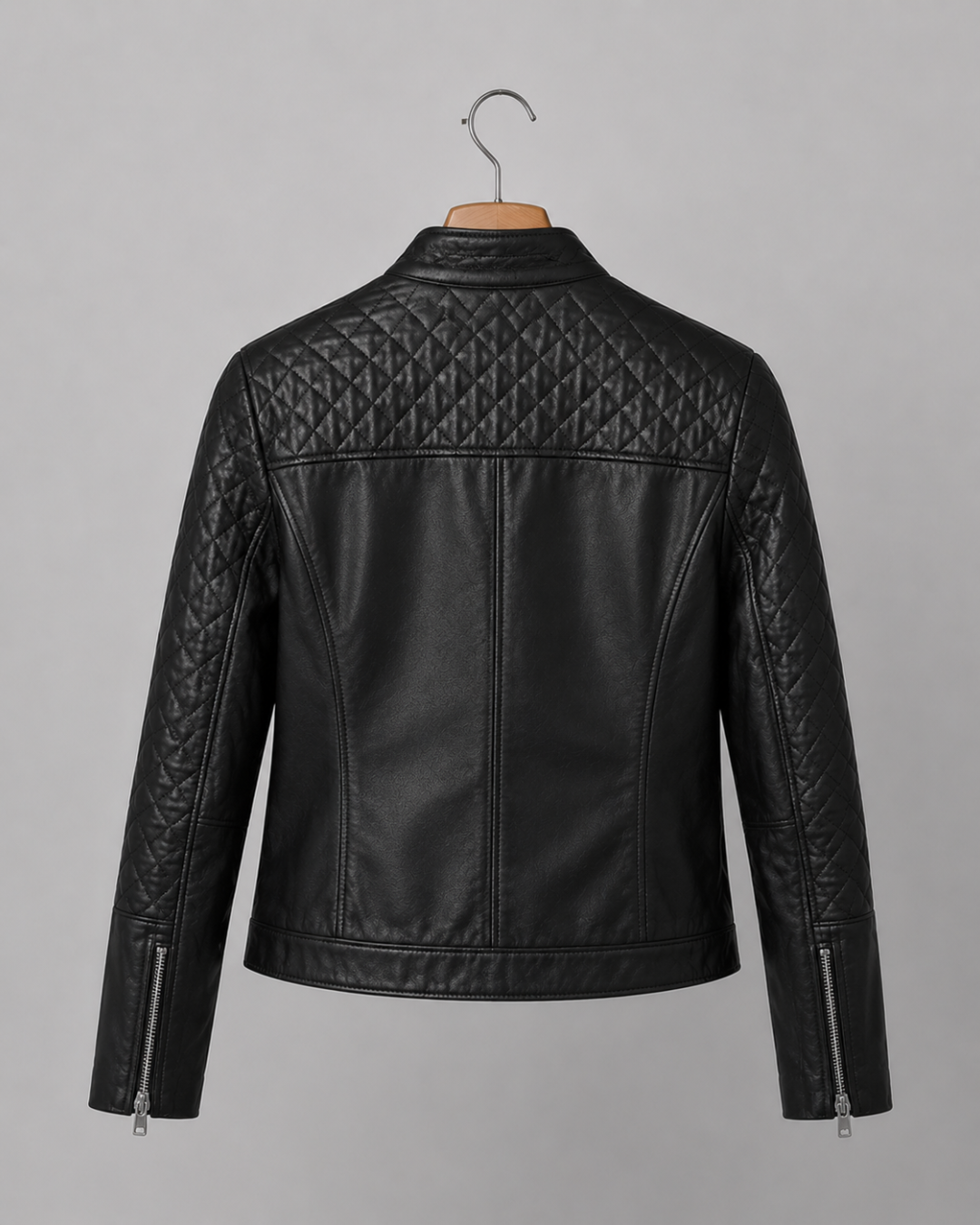 Charlotte Quilted Moto Jacket