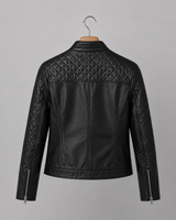 Charlotte Quilted Moto Jacket