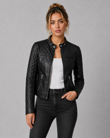 Charlotte Quilted Moto Jacket