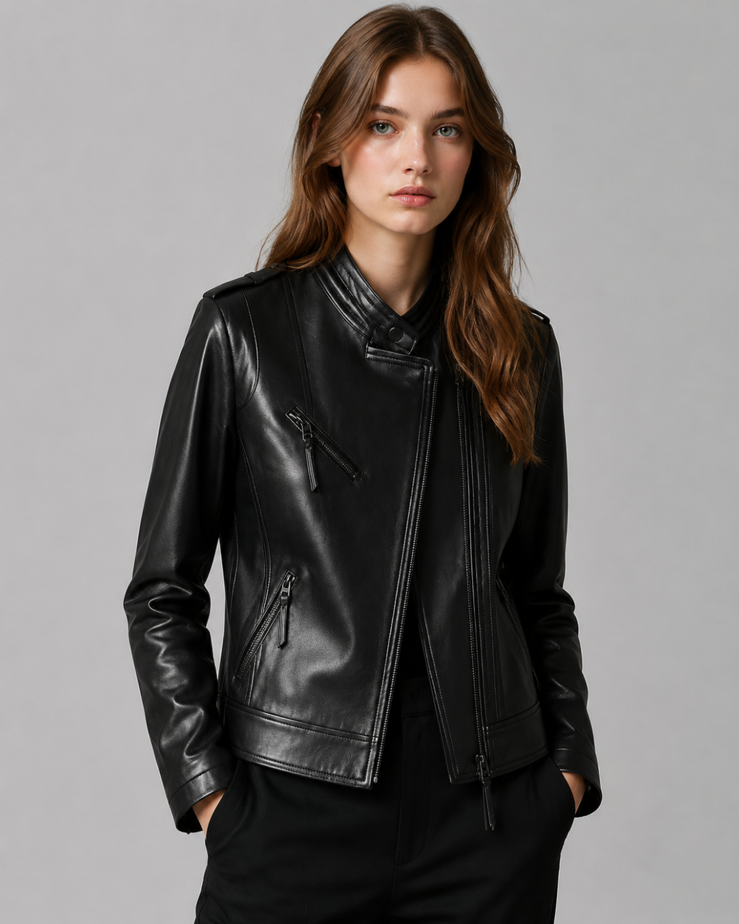 Raven Edge Leather Jacket