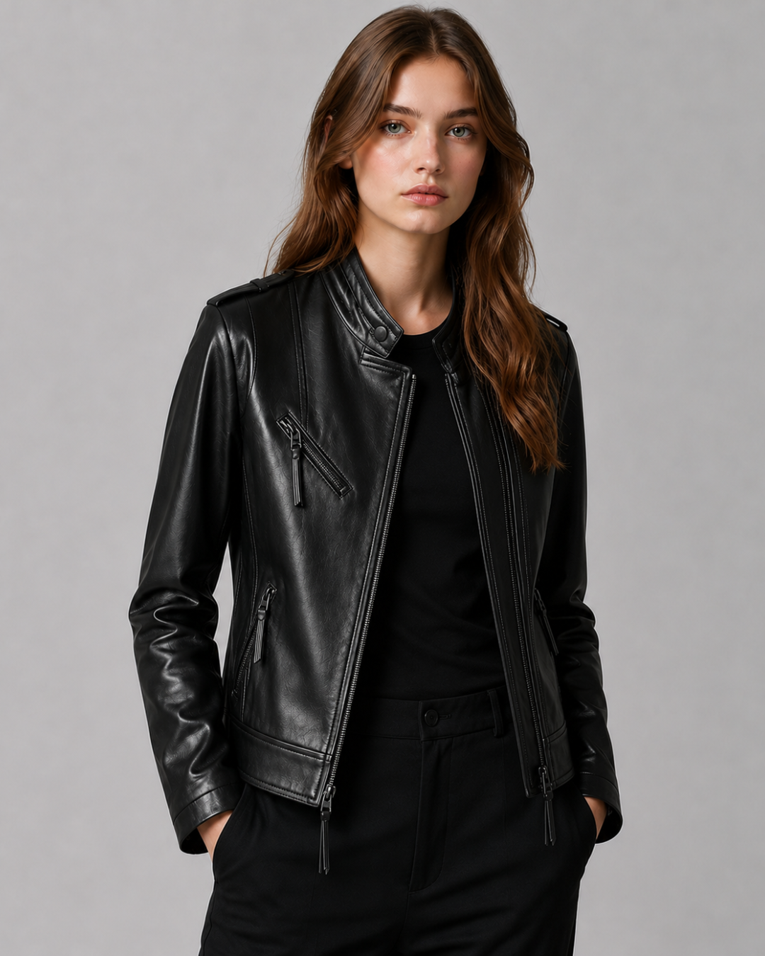 Raven Edge Leather Jacket