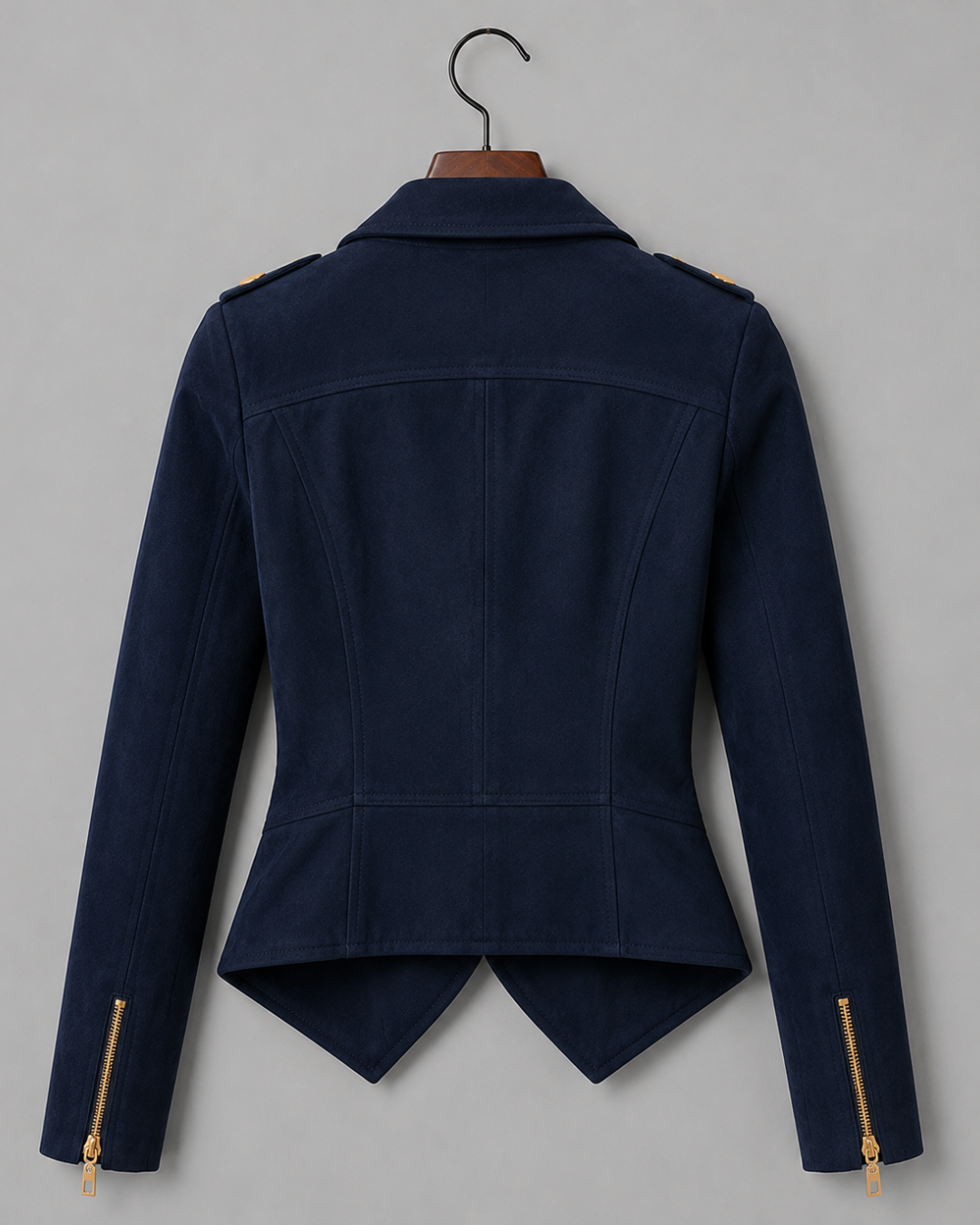 Midnight Tailored Moto Leather Jacket