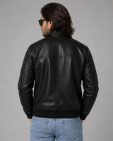 Noir Classic Bomber Jacket