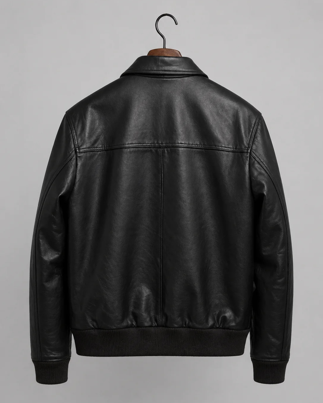 Noir Classic Bomber Jacket