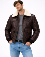 AeroCraft Shearling Flight Jacket