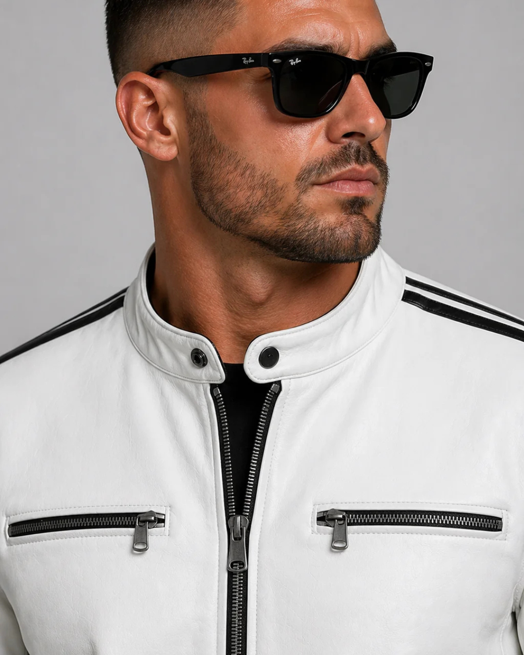 Arctic Edge Leather Jacket