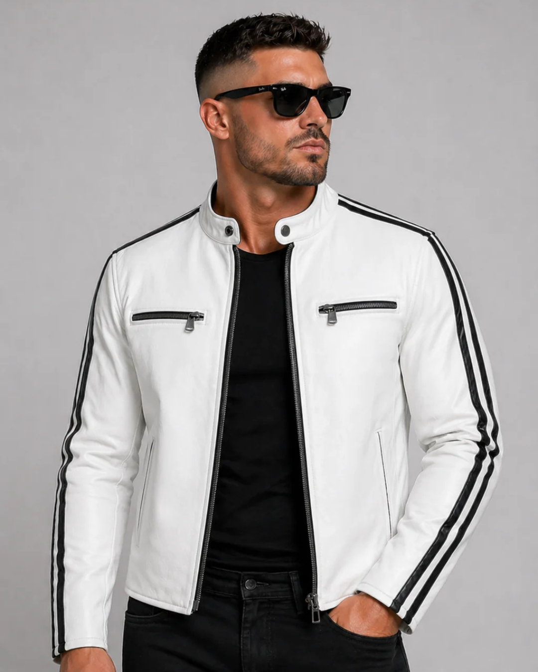 Arctic Edge Leather Jacket