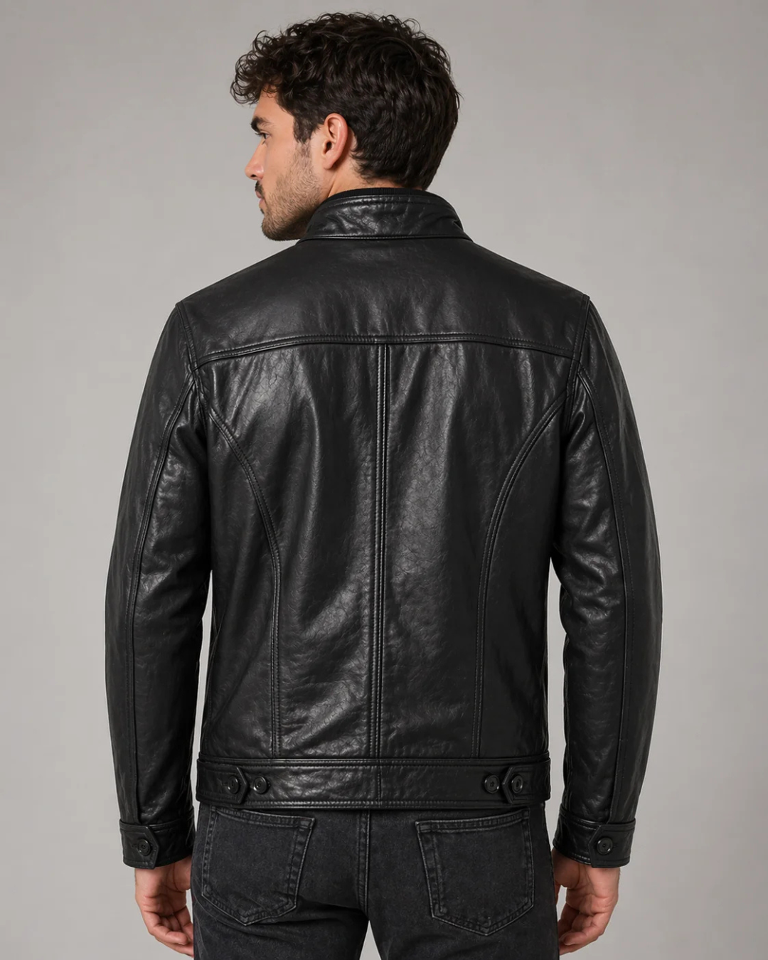 Black  Moto Jacket – Utility Pocket Edition