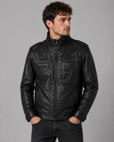 Black  Moto Jacket – Utility Pocket Edition