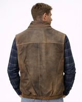 Brown Vintage Leather Vest